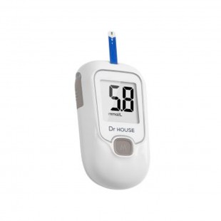 MEDIDOR DE GLICOSE DR HOUSE G-425-1 KIT DIGITAL BRANCO