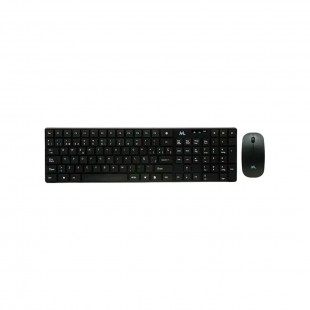 TECLADO+MOUSE WIRELESS MTEK KM-5197B 1200DPI/BLACK ESPANHOL
