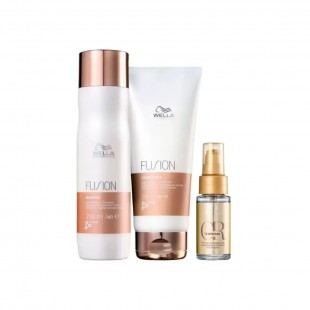 WELLA FUSION KIT SHAMPOO 250ML+COND 200ML+OLEO REFLECTION 30ML