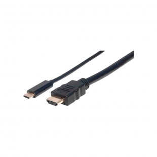 CABO HDMI MANHATTAN TYPE-C 4K 1 METROS PRETO