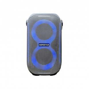 SPEAKER HOPESTAR PARTY 200 MINI HS-1364 CINZA/VERME BT/USB/SD/FM