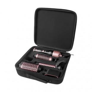 ESCOVA SECADORA QUANTA 4X1 QTKCS7001 PRETO/PINK BIVOLT