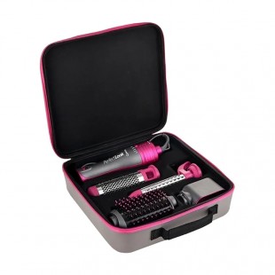 ESCOVA SECADORA QUANTA 4X1 QTKCS7001 GREY/PINK BIVOLT