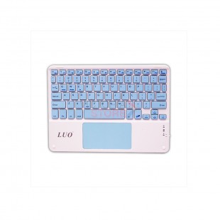 ACCESORIO TABLET TECLADO LUO LU-BT031 BRANCO/AZUL
