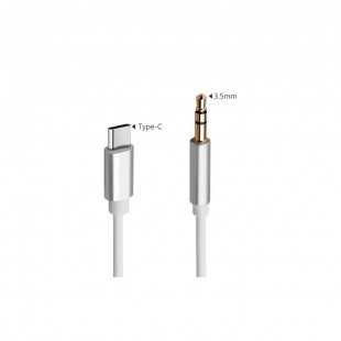  CELULAR CABO AUX KAIDI KD-12C TYPE-C/P2 BRANCO 