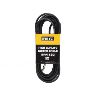 CABO P/GUITARRA BLG P10/P10 BAN-120 5M PRETO