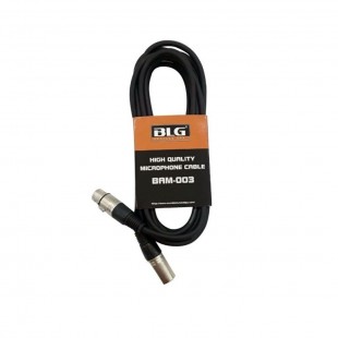 CABO P/MICROFONE BLG XLR/XLR BAM-003 10M PRETO 615258