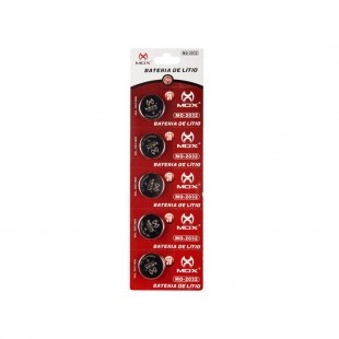 PILHA MOX MO-2032 CARTELA 5PC 3V