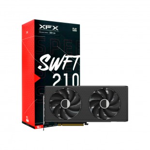 PLACA DE VIDEO PCIE 16GB GDDR6 AMD RADEON RX7600XT XFX SWFT 210 RX-76TSWFTFP