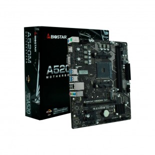PLACA MÃE BIOSTAR A520MH 3.0 DDR4/M.2/VGA/PCI/USB 3.2