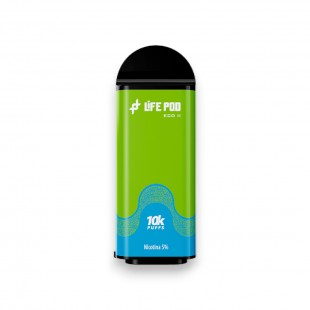 AC VAPE CARGA LIFE POD ECO II CARTRIDGE 10000 PUFF GREEN APPLE
