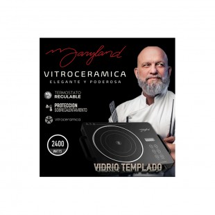 PLACA ELETRICA MARYLAND MR-5001 2400W PRETO 220V 50-60HZ