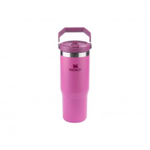 GARRAFA TERMICA STANLEY CLASSIC FLIP STRAW TUMBLE PINK 887ML C/AL€A
