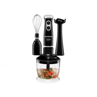 MIXER MONDIAL TURBO M-14 3EM1 PRETO 350W 220V