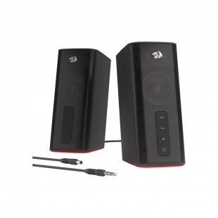 SPEAKER REDRAGON GS814 CONNIE RGB 2.5 20W PRETO