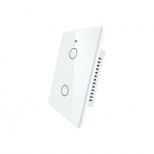 INTERRUPTOR SMART MOES WRS-US2-L-WH C/2 BOTAO WHITE WIFI BIVOLT