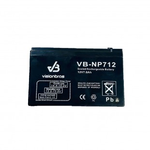 BATERIA P/ FONTE CHAVEADA 16 CANAL VISIONBRAS 12V 7AH