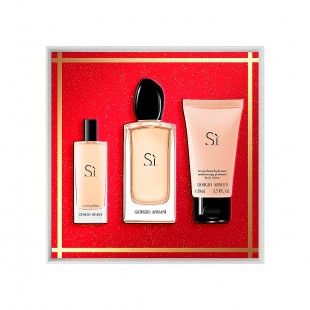 GIORGIO ARMANI ARMANI SI KIT FEM 100ML EDP+BODY+15ML EDP