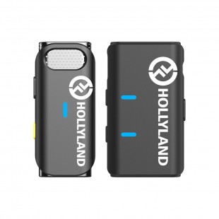 MICROFONE WIR HOLLYLAND LARK M1 SOLO PRETO