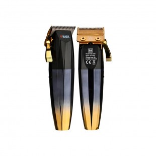 MAQUINA CABELO WMARK NG-222 HAIR CLIPER BIVOLT GOLDEN