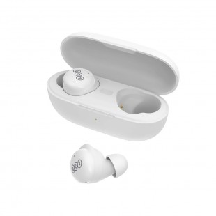 FONE BLUETOOTH QCY QCY-T17 TRUE WIRELES EARBUDS BRANCO