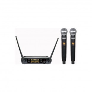 KIT MICROFONE BLG UF-04 2MIC SEM FIO/60M/16CANAIS/BIVOLT