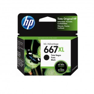 CARTUCHO ION 667 (H-667XL) PRETO 24ML