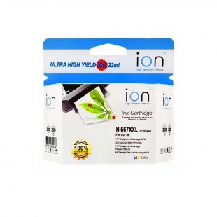 CARTUCHO ION 667 (H-667XXL) COLOR 22ML
