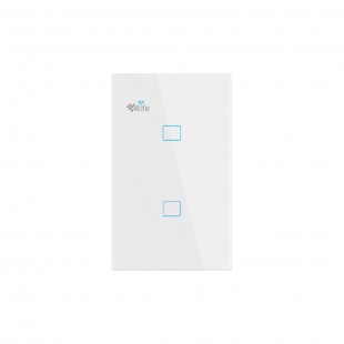 INTERRUPTOR SMART 4LIFE FLT2SWW TOUCH COM 2 INTERRUPTOR WITHE BIVOLT