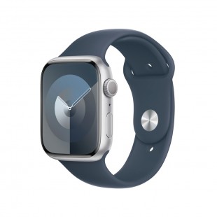 RELOGIO APPLE WATCH S9 45MM MR9E3LW/A GPS SILVER BLUE M/L