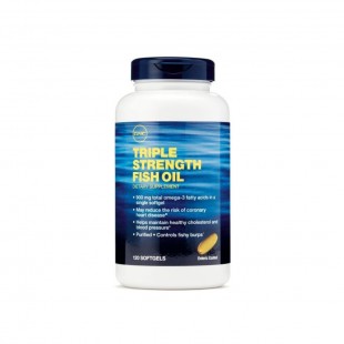 VITAMINA GNC TRIPLE STRENGTH FISH OIL 120 COMPRIMIDOS