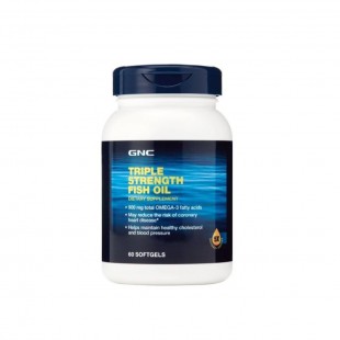 VITAMINA GNC TRIPLE STRENGTH FISH OIL 60 COMPRIMIDOS