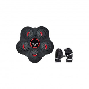 MAQUINA DE BOXING MUSICAL HKX-2089 COM LUVA PRETO