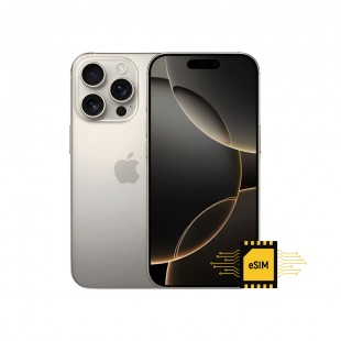 CELULAR APPLE IPHONE 16 PRO MAX 256GB A-3084 NATURAL TITANIUM LL ESIM