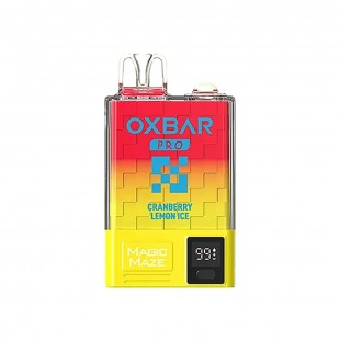CIGARRO DESC POD OXBAR MAGIC MAZE 10000PUFF CRANBERRY LEMON ICE 5%*
