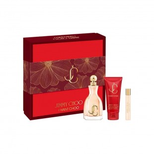 JIMMY CHOO I WANTCHOO KIT FEM 100ML EDP+7,5ML+BODY 100ML