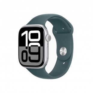 RELOGIO APPLE WATCH S10 46MM MWX03LW/A GPS SILVER/SPORT MIDNIGHT TG