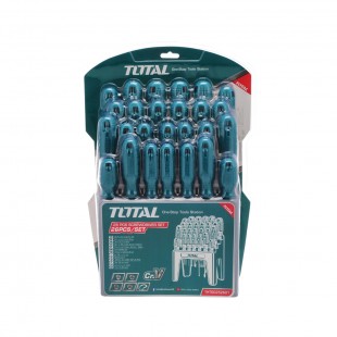 KIT CHAVE DE FENDAS TOTAL THTDC252601 26PCS