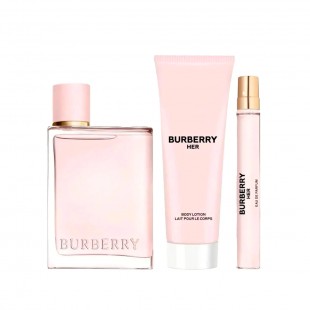 BURBERRY HER KIT FEM 100ML EDP+10ML+BODY 75ML