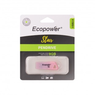 PENDRIVE ECOPOWER 8GB ROSA EP-8GB