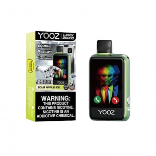 CIGARRO POD YOOZ 25000PUFF SOUR APPLE BT