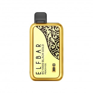 CIGARRO POD ELF BAR BC-10000 10000PUFF BLACK GOLD PEACH ICE