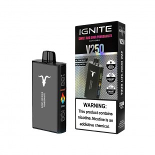 CIGARRO POD IGNITE V250 25000PUFF GOLD SWEET AND SOUR POMEGRANAT