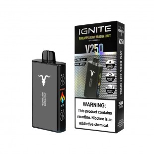 CIGARRO POD IGNITE V250 25000PUFF SILVER PINEAPPLE KIWI DEAG FRUI