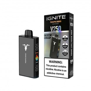 CIGARRO POD IGNITE V250 25000PUFF SILVER PINEAPPLE MANGO
