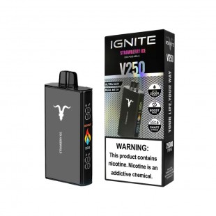 CIGARRO POD IGNITE V250 25000PUFF SILVER STRAWBERRY ICE