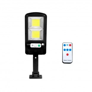 LAMPADA LED SOLAR EXTERNO SATELLITE JT-TY0B 100W PRETO