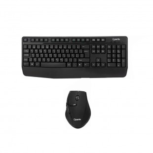 TECLADO+MOUSE WIR USB QUANTA QTKTM12 PORT PRETO