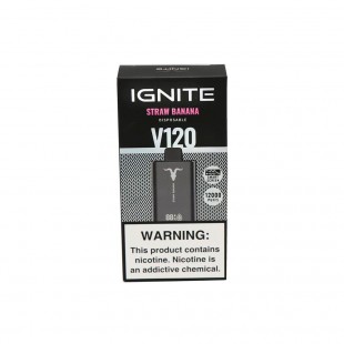CIGARRO DESC POD IGNITE V120 12000PUFF STRAWBERRY BANANA