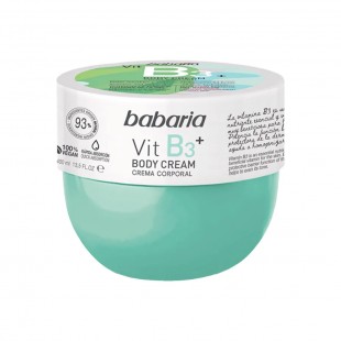 CREME CORPORAL BABARIA VIT B3+ PIELES SENSIBLES Y ATOPICAS 400ML
